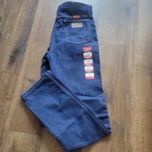 Wrangler 36 Slim Fit Flame Resistant 32X34 Mens Jeans